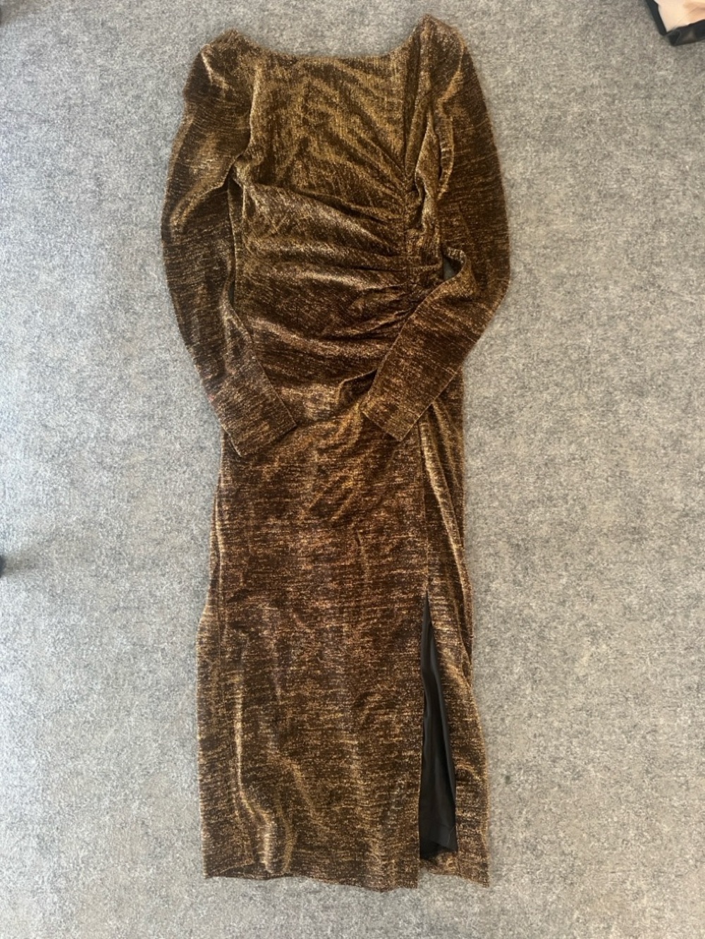 Rachel Zoe Black and Gold Evening Dress